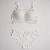 Thin Cup Wire Bra Set - A3040
